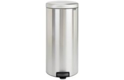 Brabantia 30 Litre Newlcon Pedal Bin - Matt Steel.